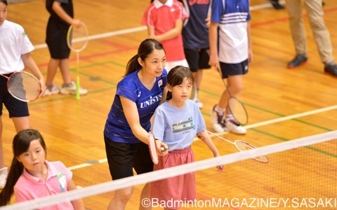 日本代表選手から指導が受けられる