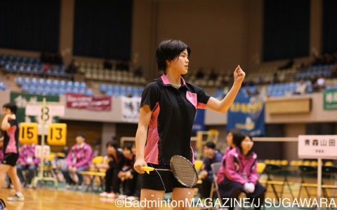 大熱戦に終止符を打ったのは青森山田の１年生・森沙耶。気迫あふれるプレーを見せた