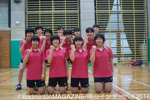 岡山ih16 四天王寺高校 女子 バドスピ Badminton Spirit