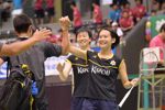 【岡山IH2016】混戦を勝ち抜いた４ペアが準決勝へ＜女子ダブルス＞