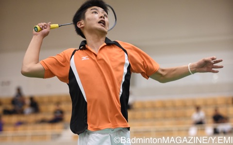 シングルス・ダブルスどちらも準優勝となった小野寺雅之