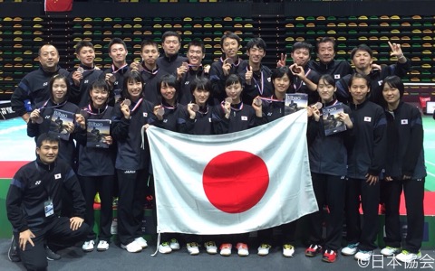 銅メダルを獲得した日本選手