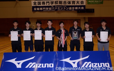 優勝　大滝真春／鳥居裕太（日本ウェルネススポーツ専門学校） 準優勝　岩井直樹／中村洋貴（日本ウェルネススポーツ専門学校） 3位　松川海／坂本瑞樹（日本工学院専門学校） 3位　宮田大輝／志喜屋孝太（日本ウェルネススポーツ専門学校） 