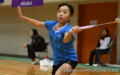 ＡＢＣ大会女王の明地陽菜（大阪府・瓜破西ＳＳＣ）は３回戦を逆転勝ちでベスト８に進出