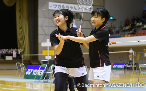 岩西真那／藤田美咲（東京都・Team Clover）が接戦を制して３連覇を達成