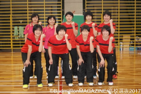高校選抜17 女子 四天王寺高校 大阪 バドスピ Badminton Spirit