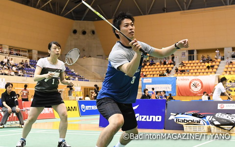 昨年準優勝の高階／江藤は２－０のストレート勝ちでベスト８入り