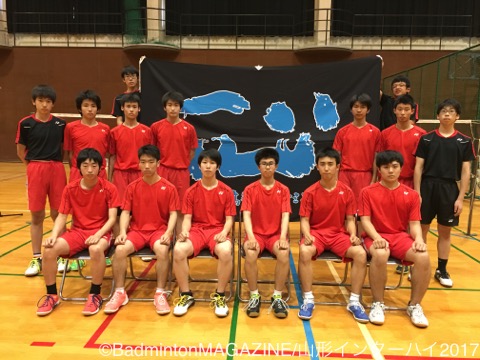 山形ih17 男子 広島城北高校 広島 バドスピ Badminton Spirit