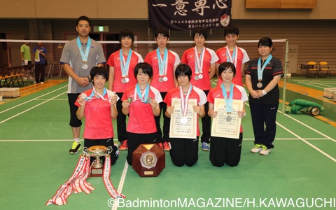 山形ih17 ふたば未来学園が激闘を制して連覇達成 女子団体 バドスピ Badminton Spirit