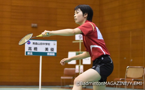 準決勝では強敵の郡司莉子（大谷）を下して決勝まで勝ち上がった青森山田の高橋美優