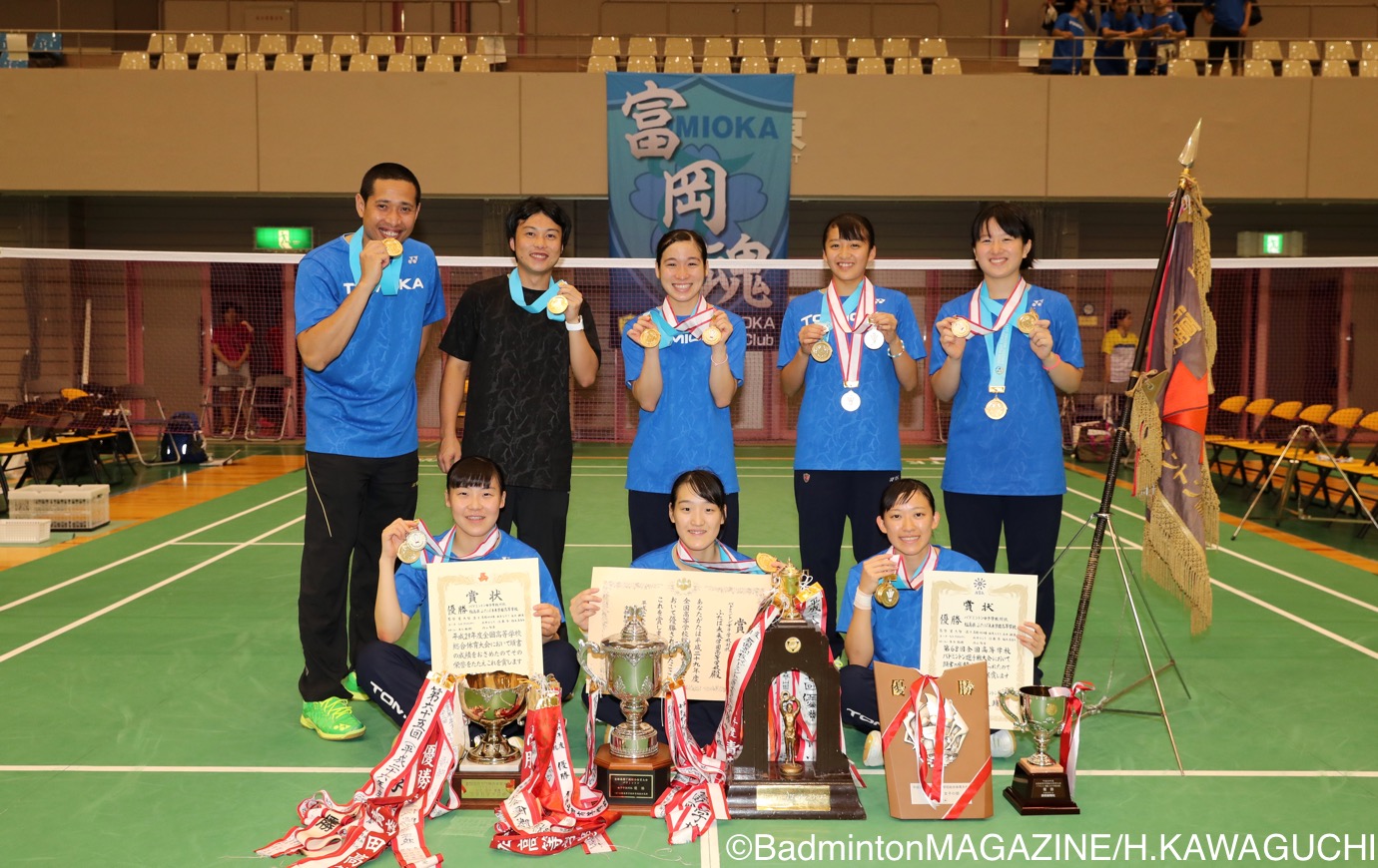 山形ih17 ふたば未来学園が激闘を制して連覇達成 女子団体 バドスピ Badminton Spirit