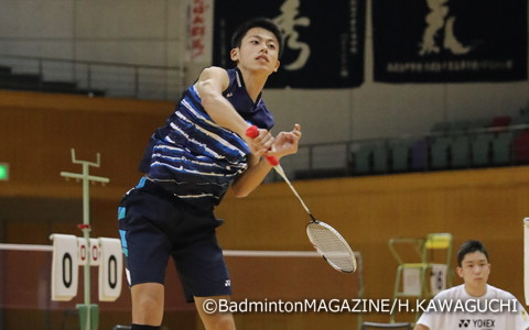 今年のインターハイで８強に名を連ねた一井亮太（岡山）が準決勝に進出