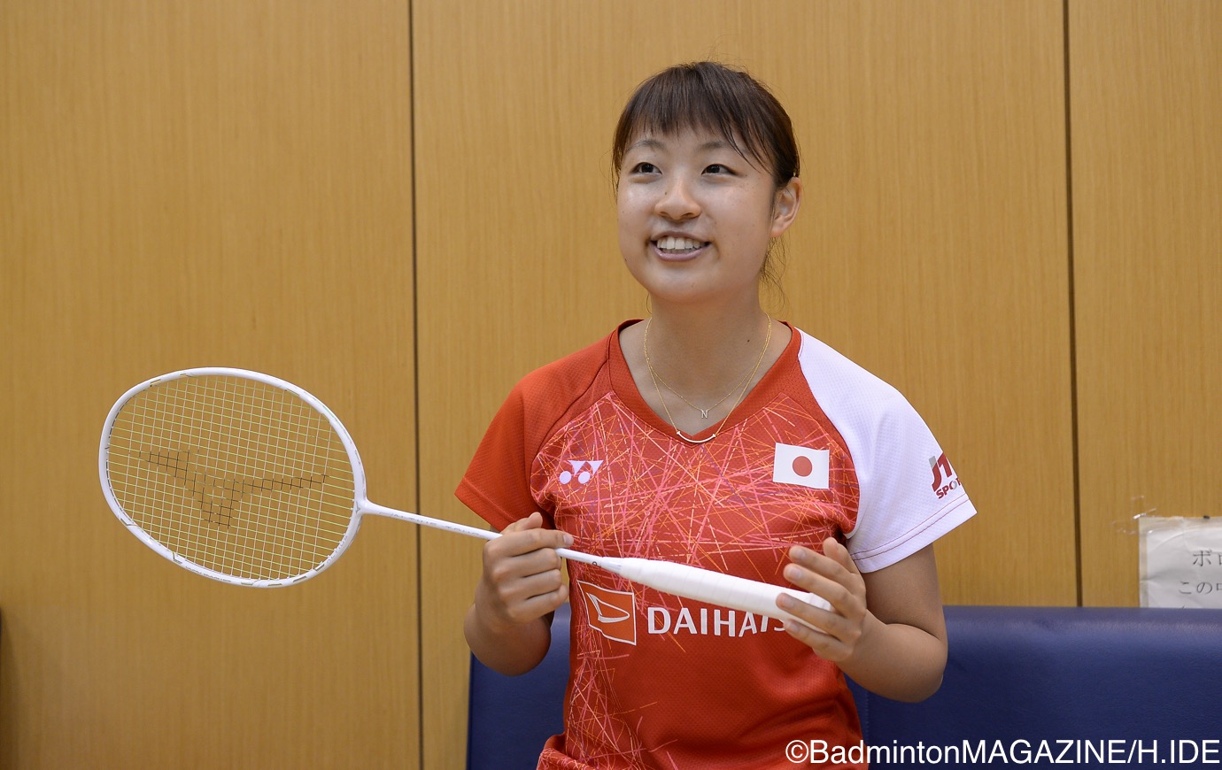 連載 My Grip グリップのこだわり Vol 12 奥原希望 日本ユニシス バドスピ Badminton Spirit