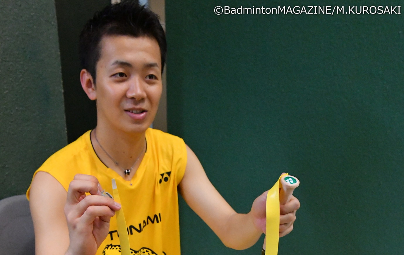 連載 My Grip グリップのこだわり Vol 13 西本拳太 トナミ運輸 バドスピ Badminton Spirit 連載 My Grip グリップのこだわり Vol 13 西本拳太 トナミ運輸 バドスピ Badminton Spirit