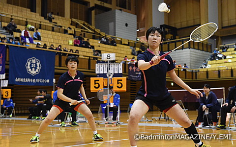 準優勝の大石悠生（左）／木村早希（青森山田）