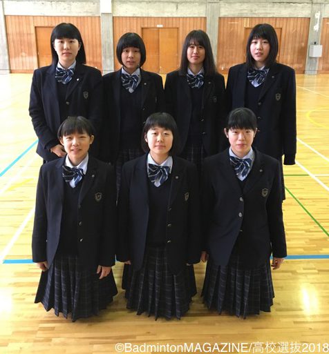 高校選抜18 女子 新潟青陵高校 新潟 バドスピ Badminton Spirit