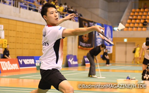 ２年ぶりの優勝をねらう五十嵐優（日本ユニシス）はストレート勝ちで準決勝進出