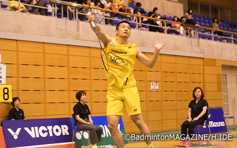 準決勝の激闘を制した武下利一（トナミ運輸）