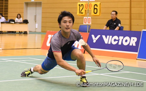 快進撃を続けてきた小本翔太（日本体育大４年）は決勝で敗れ準優勝