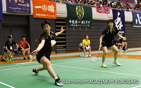 青森山田の大石悠生／木村早希は２－０のストレート勝ちを重ねて準決勝進出