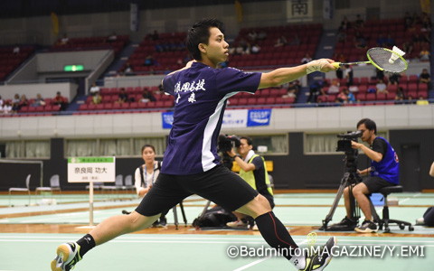 準決勝は苦戦しながらも決勝進出を果たした奈良岡功大（浪岡）