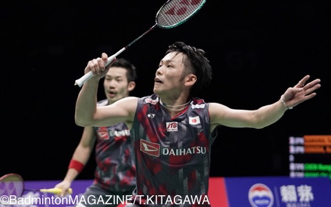 世界選手権2018 園田 嘉村が完勝 男子ダブルス初優勝に王手