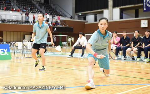 筑波大のエース・安田美空（右）／香山未帆