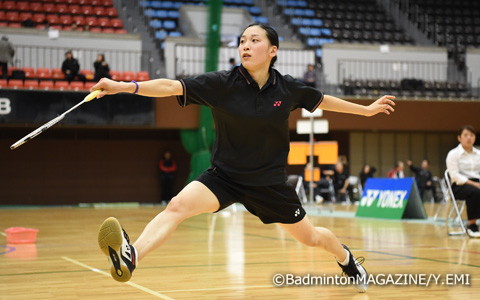 準優勝の朝岡（龍谷大）。「団体戦も個人でも優勝をめざしてやってきたので、両方とも２位で終わって悔しいの一言。でも、１年生のときに立った決勝の舞台にもう一度立つことができて、周りの人に感謝の気持ちでいっぱいです」