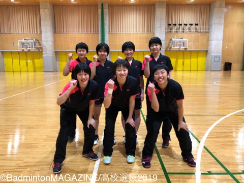 高校選抜19 女子 四天王寺高校 大阪 バドスピ Badminton Spirit