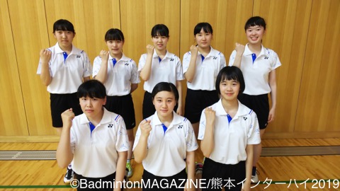 熊本ih19 女子 土佐女子高校 高知 バドスピ Badminton Spirit