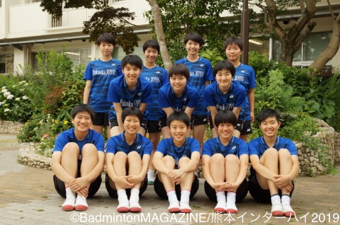 熊本ih19 女子 福岡常葉高校 福岡 バドスピ Badminton Spirit