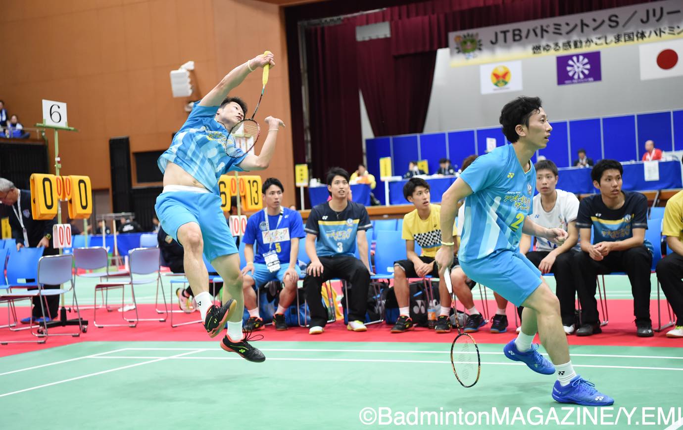 S Jリーグ 19 ５連勝の丸杉が優勝 S Jリーグ昇格に大きく前進 男子 バドスピ Badminton Spirit