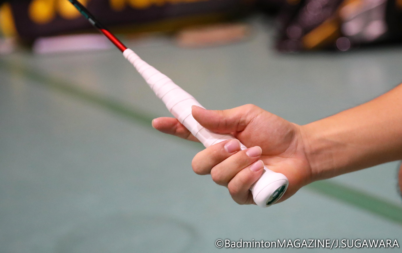 連載 My Grip グリップのこだわり Vol 19 金子真大 トナミ運輸 バドスピ Badminton Spirit