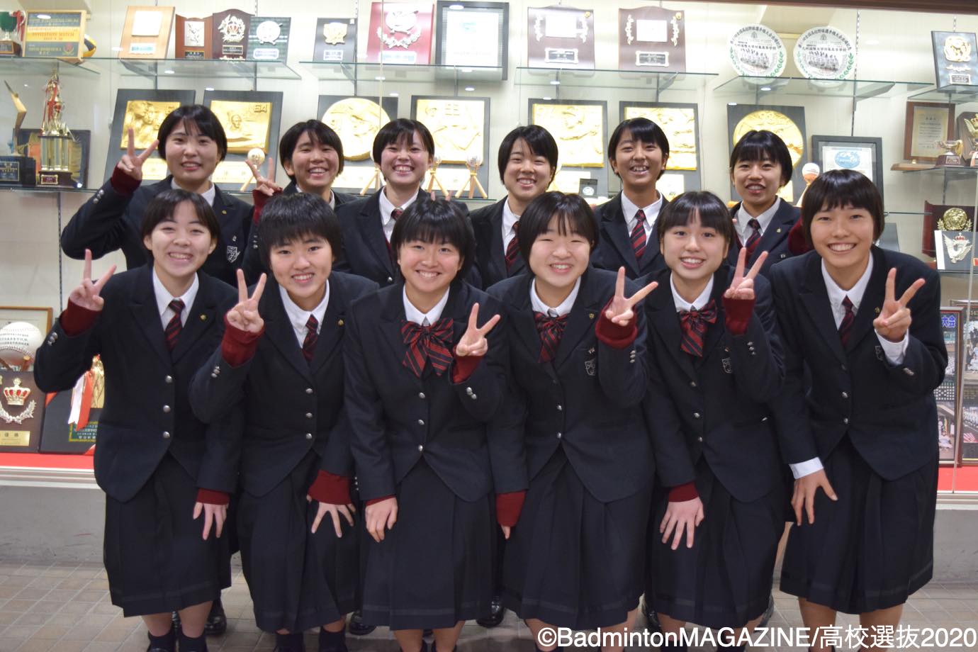 高校選抜 女子 九州国際大付属高校 福岡 バドスピ Badminton Spirit