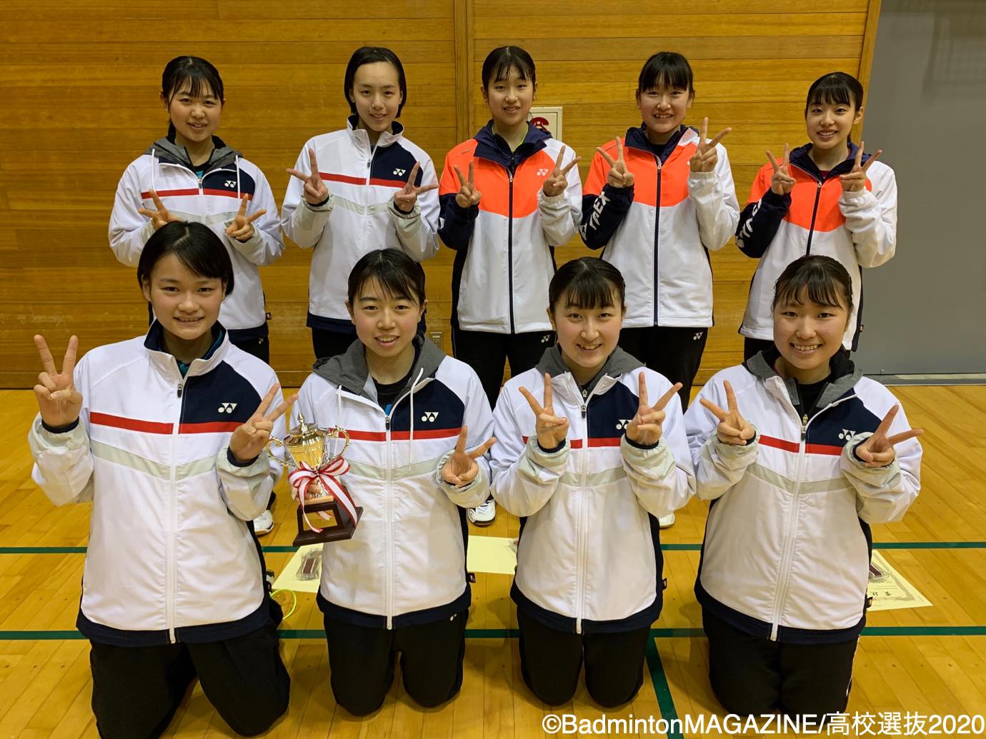 高校選抜 女子 旭川実業高校 北北海道 バドスピ Badminton Spirit