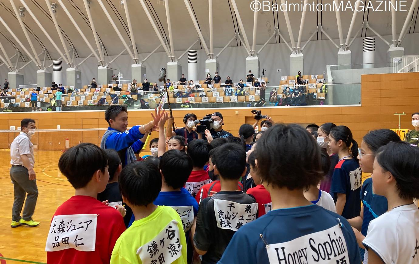 イベントレポート】桃田賢斗が千葉県の小学生強化練習会を