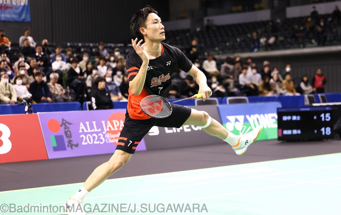 全日本総合バドミントン2023】「総合で世界ランク2位の選手と