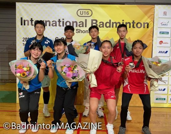 【国際バドミントンU16庄内2025】沖本愛音が樫尾雫玖との決勝を制して優勝！　男子はインドネシアのアリフ・アクバルに栄冠