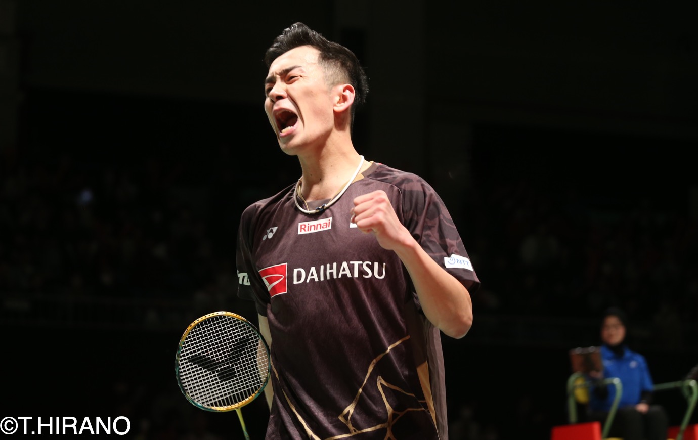 バドミントンユニフォーム埼玉栄 西本拳太着用 XL バドミントンユニフォーム埼玉栄 西本拳太着用 XL