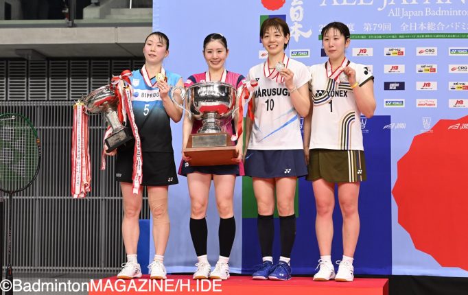 【全日本総合2025】五十嵐有紗＆志田千陽が廣田彩花＆櫻本絢子を退け頂点到達！＜女子ダブルス／決勝戦結果＞