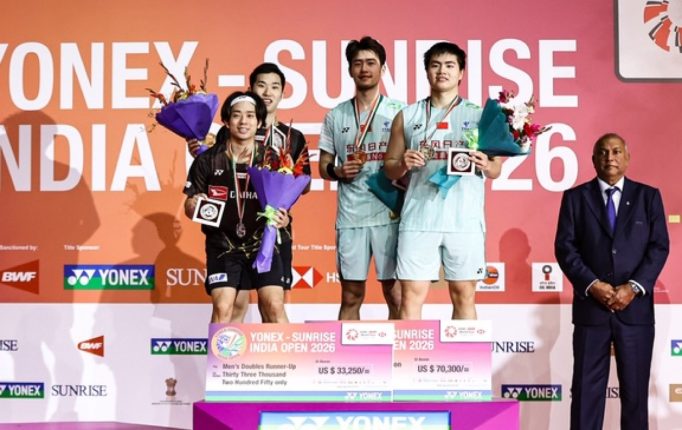 【インドオープン2026】山下＆緑川はファイナルゲームの競り合いに敗れ準優勝！福島＆松本も中国ペアに敗れ準V！＜決勝戦結果＞